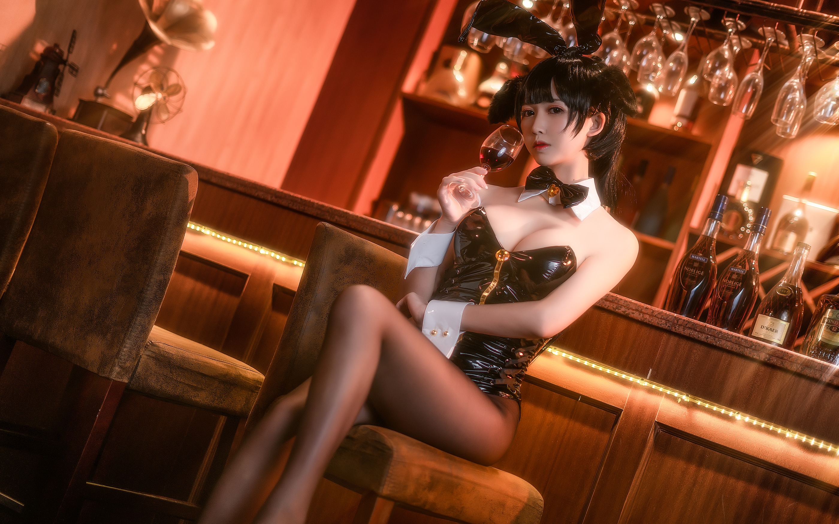 图片[1]-鳗鱼霏儿 – NO.078 双人本 兔女郎 [24P]-XikXak